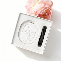 Diffuseur d'huiles essentielles en plâtre parfumé en forme de fleur en céramique et porcelaine, désodorisant suspendu pour la maison, la voiture et la penderie