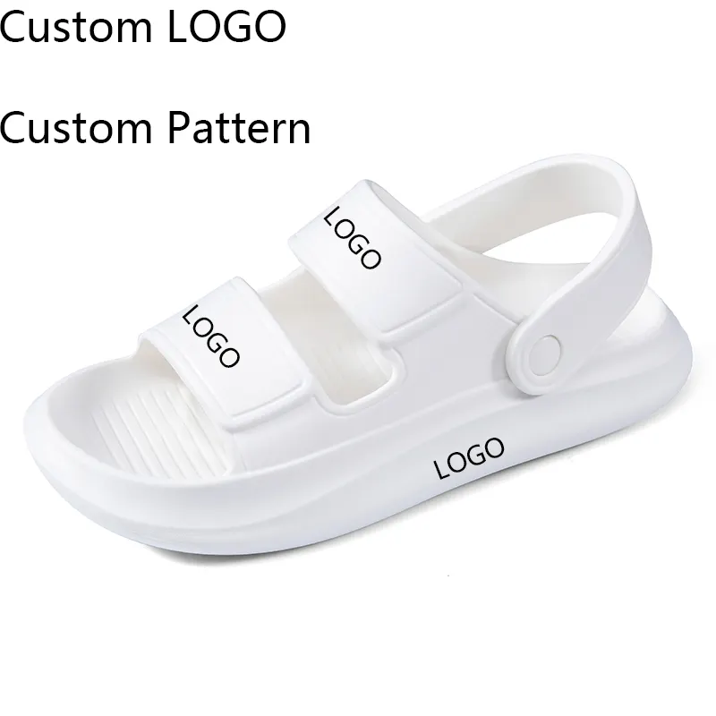 2022 light weight anti-slip Women Men Sandals Soft Thick Sole house slides pure color Indoor EVA slippers