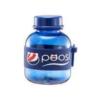 Bouteille d'eau portable mini en plastique de marque célèbre, tasse à boisson en plastique PC avec poignée, bouteilles en plastique colorées en forme de dessin animé