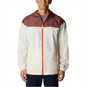 Best Personalized Men's Autumn <b>Canvas</b> Windbreaker Jacket with Stand Collar Front Logo Windproof <b>Plain</b> Dyed - Product Image 2
