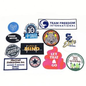 Fast Shipping Iron on Embroidered Custom Logo Embroidery <b>Patch</b> for Jacket <b>Jeans</b> Hat Decoration - Product Image 3