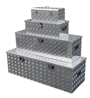 Boîte à outils en aluminium de qualité supérieure - Robuste pour les applications industrielles - Conteneur de stockage certifié et polyvalent