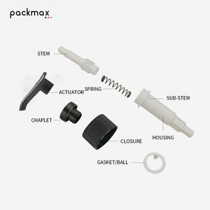 Custom <b>small</b> duckbill built-in spring press <b>pump</b> head — for hand soap, dish soap, lotion & hair/body wash - Product Image 5