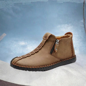 Mocasines Casuales Marrones para Hombre, Venta al por Mayor, Talla Grande, Zapatos de Cuero Genuino, Impermeables y Ligeros para el Verano - Product Image 3