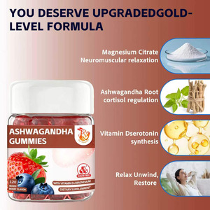 Gomitas de Ashwagandha de Marca Privada OEM con Suplemento de GABA, Salud Inmunológica, Equilibrio de Niveles de Cortisol, Apoyo para la Relajación - Product Image 3