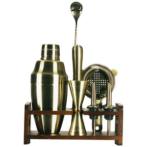 Factory <span class=keywords><strong>Outlet</strong></span> Juego de coctelera <span class=keywords><strong>Boston</strong></span> de 10 piezas Coctelera de metal para medir en casa Hecho de acero inoxidable 304 - Product Image 4