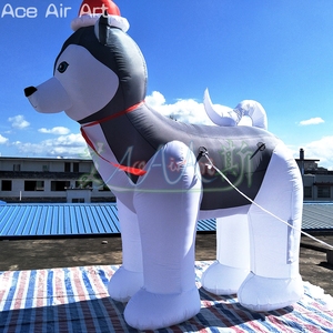 Cão <span class=keywords><strong>Husky</strong></span> Inflável Realista para Eventos, Propaganda & Decoração Animal Inflável <span class=keywords><strong>Husky</strong></span> Siberiano Inflável para Promoções - Product Image 5