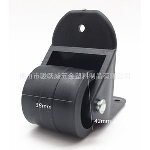 <b>Luggage</b> <b>Wheels</b> And Handle 42mm Diameter Black Durable For Travel Case Repair Parts - Product Image 3