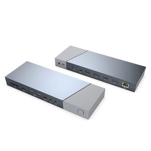 Adaptador Hub USB C a HDTV Multipuerto USB 3.0, Tipo-C Thunderbolt 4 Puertos UHD 5K <span class=keywords><strong>Displaylink</strong></span> para Macbook <span class=keywords><strong>Dock</strong></span> 16 en 1 - Product Image 6