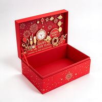 Scatole Regalo di Lusso Personalizzate per Cosmetici con Logo, in Materiali Riciclati, Scatola Natalizia con Logo in Rilievo