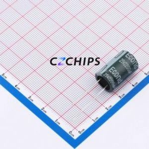 2200UF25VI200GF ตัวเก็บประจุชนิดอลูมิเนียมผ่านรู D13xL20mm 2200uF 20% 25V 2.15A-100kHz - Product Image 1