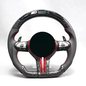 Pièces de rechange pour course automobile, volant de jeu en fibre de carbone forgée, bande LED, volant pour PC, pour <span class=keywords><strong>BMW</strong></span> F22 - Product Image 3