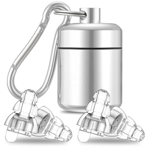 Tapones para los Oídos de Silicona Suave de 24dB, 2 Pares, Alta Fidelidad, Impermeables, Reducción de Ruido, para Conciertos y Tiro - Product Image 2