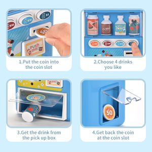 Máquina Expendedora <span class=keywords><strong>de</strong></span> bebidas <span class=keywords><strong>de</strong></span> simulación para niños y niñas, juguete educativo <span class=keywords><strong>de</strong></span> simulación con <span class=keywords><strong>voz</strong></span> automática, colección <span class=keywords><strong>de</strong></span> regalo - Product Image 5