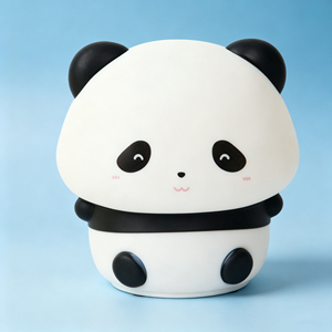 Lampe LED RGB en silicone en forme de panda OEM, multi-modes, éclairage RGB, rechargeable par USB, 20 lm, 1200 mAh, lampe de chevet pour chambre d'enfant - Product Image 5