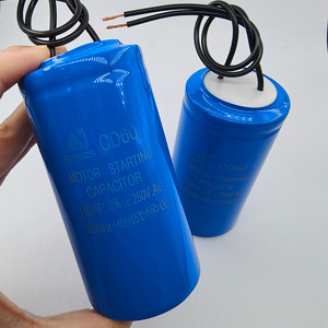 Động cơ bắt đầu tụ điện với dây 250V 100uF 150UF 200uF 250UF 300UF 350 400 450 500mfd bắt đầu tụ điện cho máy giặt quạt - Product Image 2