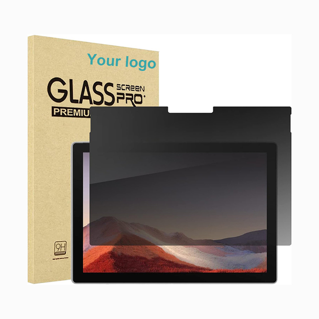 Microsoft Surface Pro 9 & 7+ HD Clear Tempered Glass Screen Protector Anti-Spying Privacy Waterproof for Tablet PC