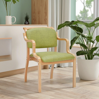 Chaises de salle à manger modernes pour les établissements de soins aux personnes âgées pour les restaurants, les maisons de soins infirmiers et les appartements