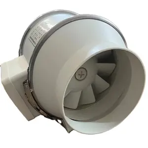 Household cooling solution low noise round exhaust duct fan for kitchen /bathroom /residence ventilation