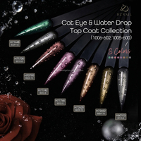 Nouvelle Collection 2026 de Vernis Gel UV Effet Œil de Chat et Goutte d'Eau, Écologique et Non Toxique, 15ml, OEM ODM, Vente en Gros