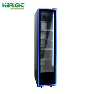 ตู้แช่เครื่องดื่มแบบตั้งตรงประตูกระจกพร้อมไฟ LED สำหรับซูเปอร์มาร์เก็ต - Product Image 3