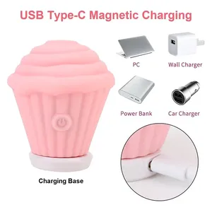 Jouet sexuel pour femme, vibromasseur clitoridien suceur en forme de cornet de glace, vibromasseur en silicone suceur de mamelon et de <span class=keywords><strong>clitoris</strong></span>, jouet sexuel pour adulte - Product Image 3