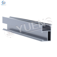 Système de montage solaire sur rail en aluminium AL6005-T5 Yuens pour toiture, support de panneau certifié ISO/CE