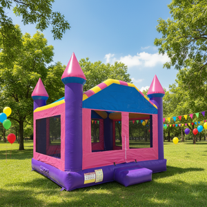 Château gonflable pour enfants, grand parc de jeux intérieur pour centre commercial, aire de jeux extérieure avec <span class=keywords><strong>trampoline</strong></span> et toboggan gonflable - Product Image 6