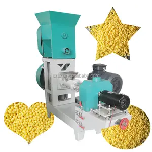 Elektrische getreidemehl-gepulste lebensmaschine maisflocken-verarbeitungsmaschine/mais-snack-herstellungsmaschine/mais-gepulste-snack-extruder