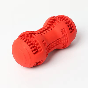 Jouets pour chiens en caoutchouc souple et résistant, jouets de nettoyage dentaire, jouets en forme de barre pour animaux de compagnie, jouets à mâcher couineurs pour chiots, soulagement de l'anxiété et de l'ennui pour les chiens - Product Image 4