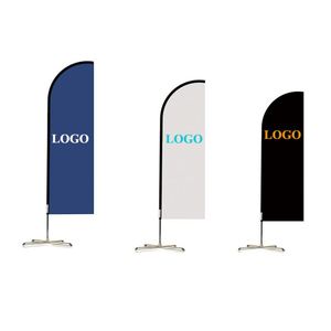 Drapeaux à plumes personnalisés imprimés numériquement, résistants au vent, pour activités de plein air, ouverture de magasin et promotion de marque - Product Image 1