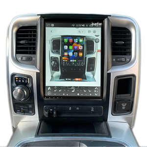 Unidad principal de coche, sistema de actualización de Radio, navegación Android para Dodge Ram 1500 2500 2013 - 2018 estilo Tesla, pantalla táctil <span class=keywords><strong>Carpay</strong></span> - Product Image 4