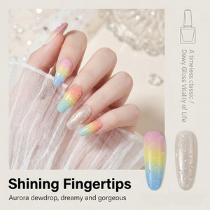 Top Coat <span class=keywords><strong>Effet</strong></span> Goutte d'Eau 3D Sans TPO Ni HEMA Conforme aux Normes UE et UK – Gel UV Transparent Sans Essuyage pour Nail Art <span class=keywords><strong>Effet</strong></span> Goutte de Rosée – Vente en Gros - Product Image 6