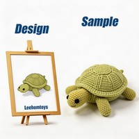 Peluche tortue verte en crochet artisanal, en tissu de coton, pour apaiser bébé, décoration de chambre d'enfant, cadeau de naissance ou d'anniversaire pour enfants