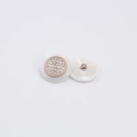 Boutons en plastique blancs élégants, fabrication professionnelle, boutons décoratifs à tige pour vêtements