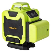 Niveau laser 4D extérieur 16 lignes auto-nivelant sans fil télécommande 360 lignes horizontales et verticales croisées niveau laser vert