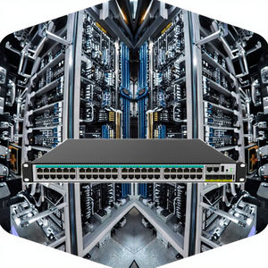 पेशेवर 24/48-पोर्ट 10 जी प्रबंधित पोए/हापोए रैक-माउंट स्विच वालान क्यूस फ़ंक्शन धातु आवास औद्योगिक दूरसंचार उपयोग - Product Image 6