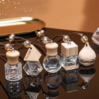 Diffuseur de parfum pour voiture en verre transparent de luxe, très vendu, 6ml 8ml 9ml 10ml, désodorisant