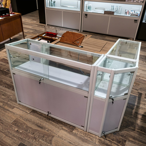 <span class=keywords><strong>Vitrine</strong></span> <span class=keywords><strong>en</strong></span> aluminium durable <span class=keywords><strong>et</strong></span> écologique Yujin avec éclairage LED, recyclable <span class=keywords><strong>et</strong></span> étagères à niveaux - Product Image 2