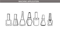 Machine de bouchage semi-automatique électrique pour flacons de vernis à ongles avec bouchonneuse à vis pour flacons de vernis à ongles 220V Usage professionnel