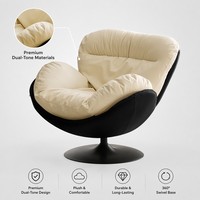 Chaise minimaliste moderne avec ottoman, ensemble de meubles de salon de luxe nordique, fauteuil rembourré pour balcon et chambre à coucher