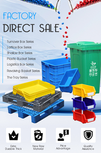100L Thùng nhựa vuông giá rẻ nhất bao bì hộp Stackable Thùng nhựa cho cá trái cây và rau quả - Product Image 6