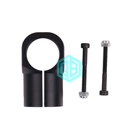 CNC layanan mesin 16-30mm penebalan aluminium Aloi Tee bersama-konektor Tripod untuk perlindungan tanaman UAV peralatan pendaratan