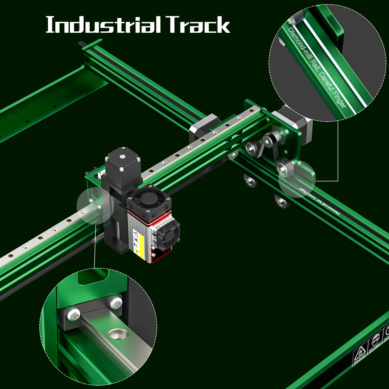 NEJE Max 4 Industrial Laser Engraving Machine - 80W Power