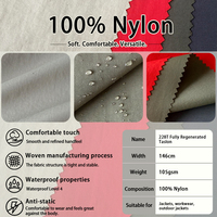 Neue Stylische Wasserdichte Jacke aus 228T Taslan-Nylon mit Beschichtung (105 GSM); Geeignet für Jacken und Outdoor-Oberbekleidung.