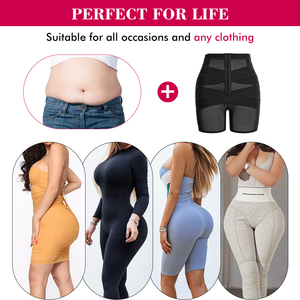 Women Velform High Waisted Criss Cross Shaper Scrunch Butt Lifter Shorts Compression X Cross Body Shaper <strong>Crotchless</strong> <strong>Panties</strong> - Product Image 5