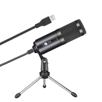 GAM-A6 microphone À Condensateur Professionnel avec support pour ordinateur PC USB micro