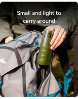 Filtro de Agua Manual Ligero DELANHUWI, Bomba de Mano Portátil, Equipo de Supervivencia, para Mochilismo, Camping, Preparación para Emergencias, Actividades al Aire Libre