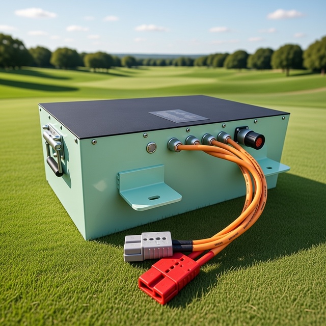 48V 100Ah Lithium Battery for Golf Cart BMS Safety High Power Long Cycle Life Customized Lithium iron phosphate battery Packs