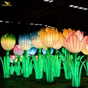 Outdoor 3D <b>Festival</b> Lantern with LED <b>Lights</b> for Diwali & Thanksgiving-Waterproof Battery Operated Customized Colors & Sizes - Product Image 4